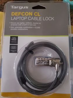 Targus defcon cl laptop cable lock