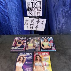 Jillian Michaels: Work Out 5 DVD Lot. New . 