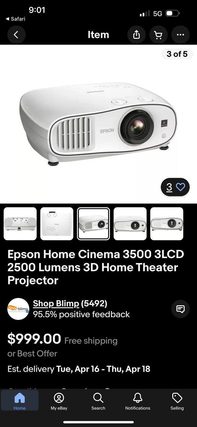 Epson Home Theater Projector