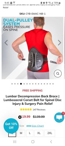 Belt,Lumbar Decompression Back Brace | Lumbosacral Corset Belt for Spinal Disc Injury