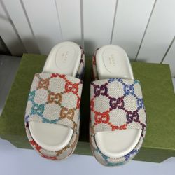 Gucci GG Multi Color Slides