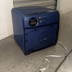 Sharp R-120DB Countertop Microwave Blue Digital Display Timer