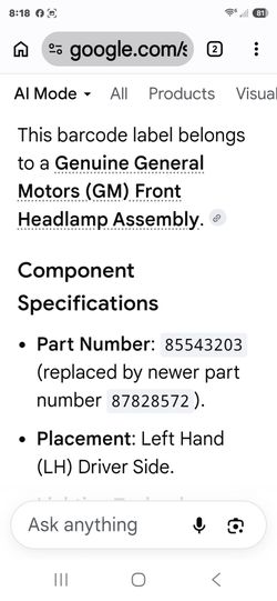 2022-2025 Chevrolet Silverado 1500 Right&Left headlights