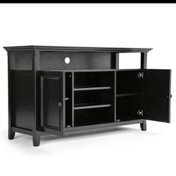 Simple Home Amherst Solid Wood Universal Tv Media Stand 