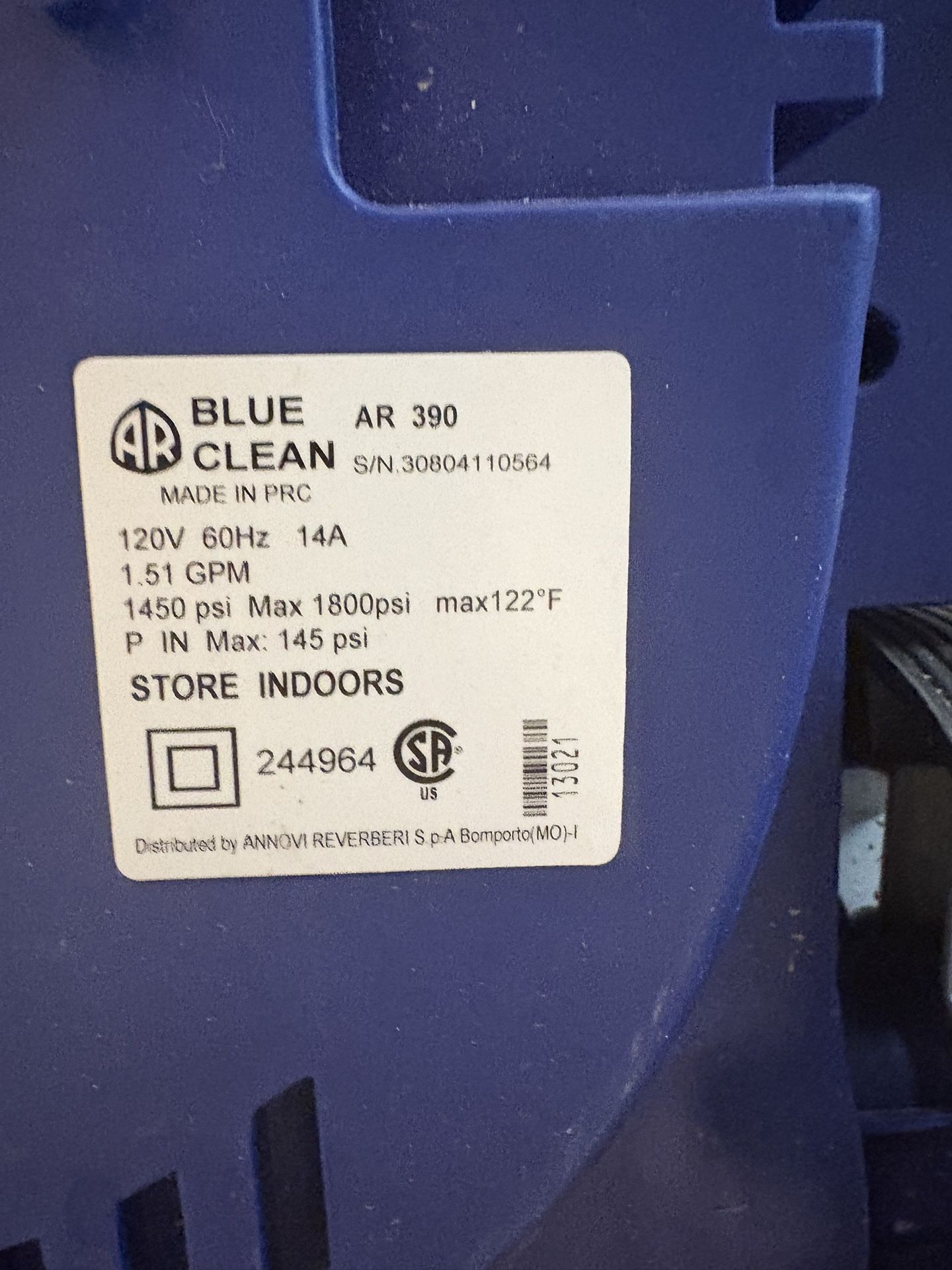 Electric 1800 PSI Pressure Washer With wand ( Gun Also 