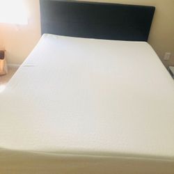 Zinus Queen Bed Frame and Memory Foam mattress