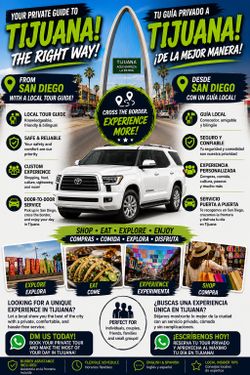 🚙Private Tijuana Tour Guide🚒