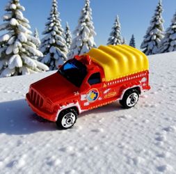2000-06 Matchbox Red Troop Carrier Ski Rescue Patrol Canopy Truck Die-Cast 1:64 Truck #24. Minor Edgewear: There are visible, tiny paint chips (flea b
