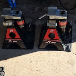 Power built ALL IN ONE 3 Ton Jack Stands