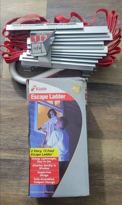 13ft-2 story escape ladder_$30_New never used