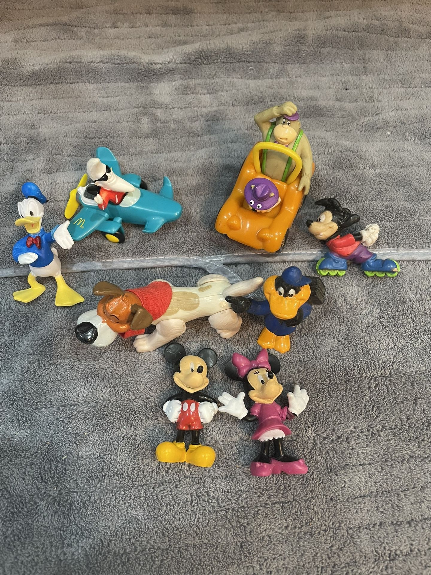 Vintage 1980’s Disney Mixed Lot of McDonalds Burger King Toys Figurines