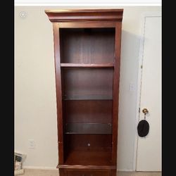 Cabinet With Gkass Shelves
