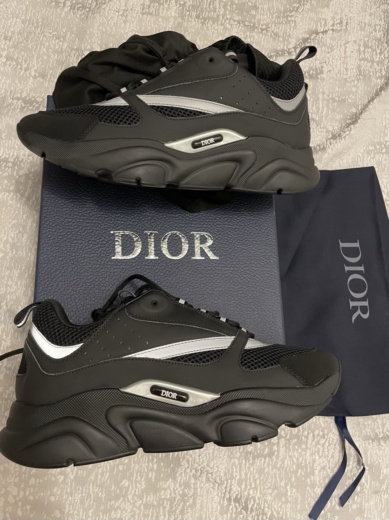 DIOR B22 NEW DESIGNER TRACK RUNNERS SHOES SNEAKERS MEN STYLE• SIZE 43 - EUROPE . 9.5   ⭐️⭐️⭐️⭐️⭐️