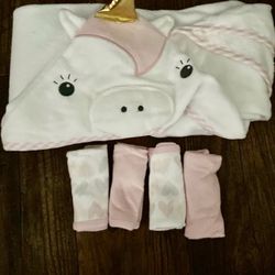 Unicorn Infant Hooded Towel Cloud Island 