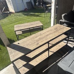 Entertainment center and coffee table