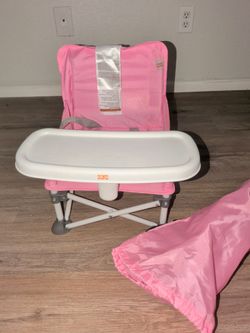 bright starts pop n sit portable booster seat