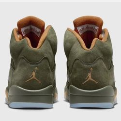 Retro Jordan 5 (olive green)