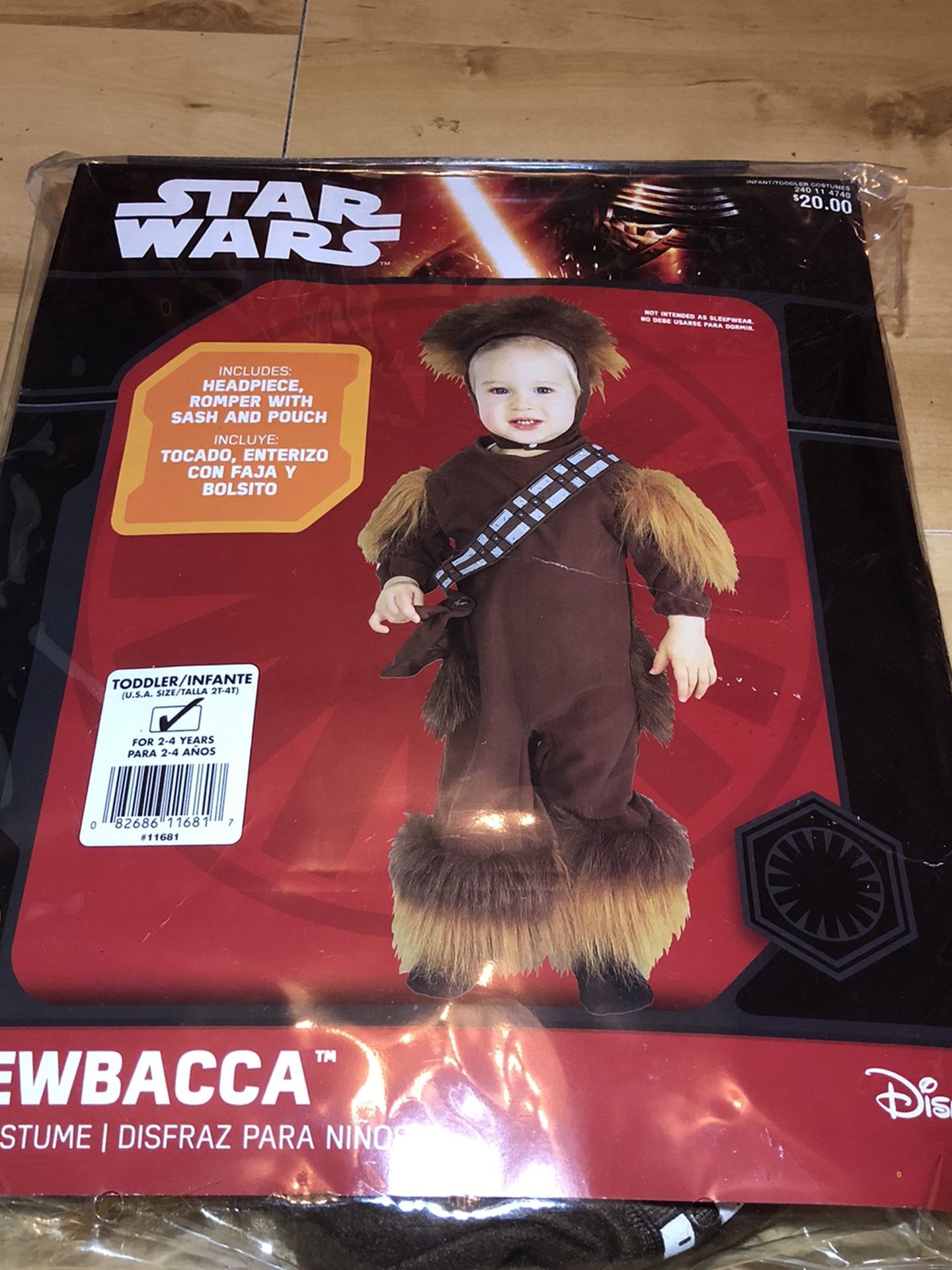 Toddler Star Wars Chewbacca Costume
