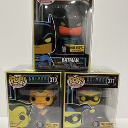 Funko Pop Batman Black light Set