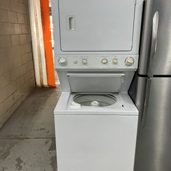 27” Wide Electric Stack Washer Dryer 