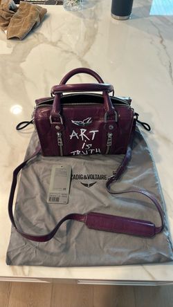 Art is Truth Zadig &Voltaire Handbag Purse