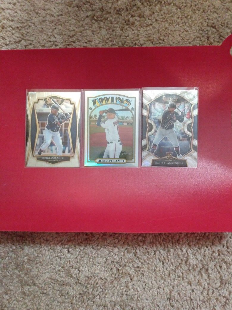 Minnesota Twins Holographic/Refractor 3 Card Lot