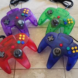 N64 Controllers - Nintendo 64 Joystick - Rumble Pak - Memory Card