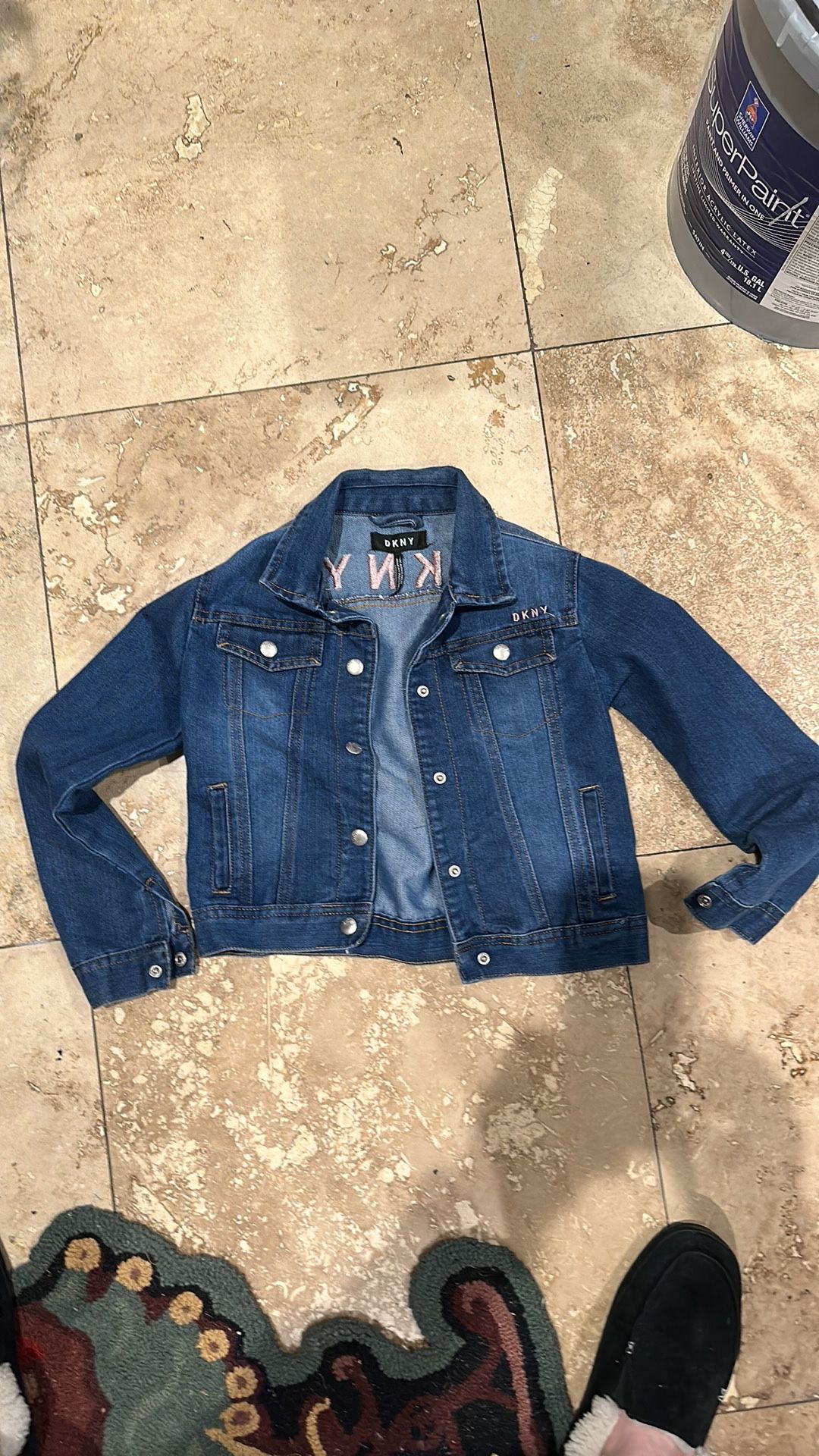 Girls DKNY Denim Jean Jacket 6x