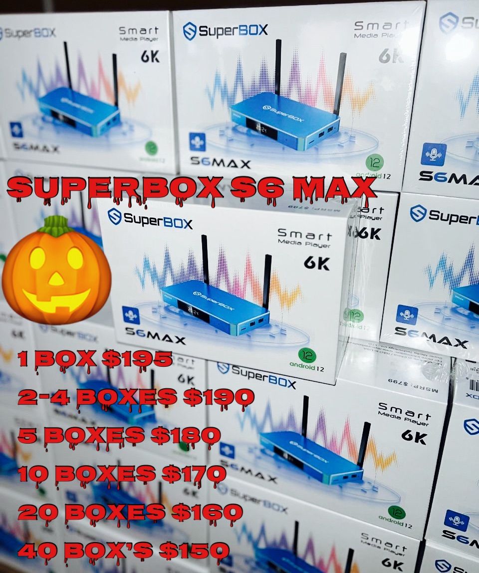 Superbox S6 max new 2024 model wholesale reseller s6 ultra super box