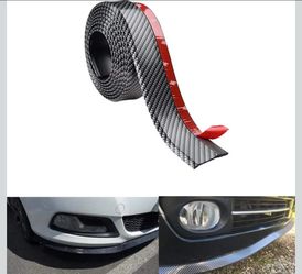SAMURAI  Universal Front Bumper Spoiler, 2.5M/8.2ft Front Bumper Lip Strip Splitter Spoiler for Cars Trucks SUVs