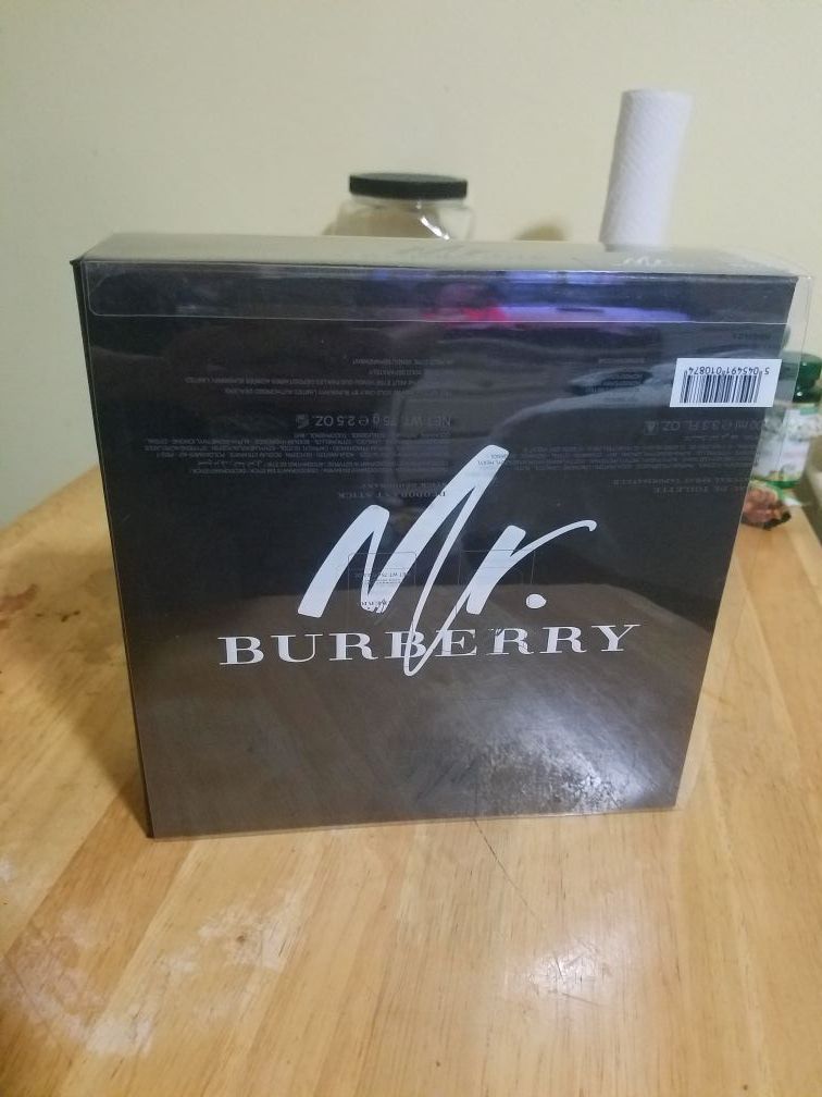 perfume case, original mr burberry