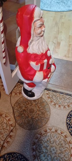 Rare Vintage Santa Blow Mold 32 In High