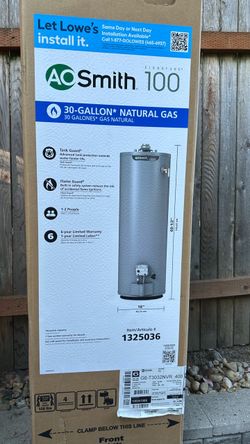 Smith 30 gallon water heater