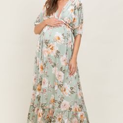 Floral Maternity Dress From PinkBlush
