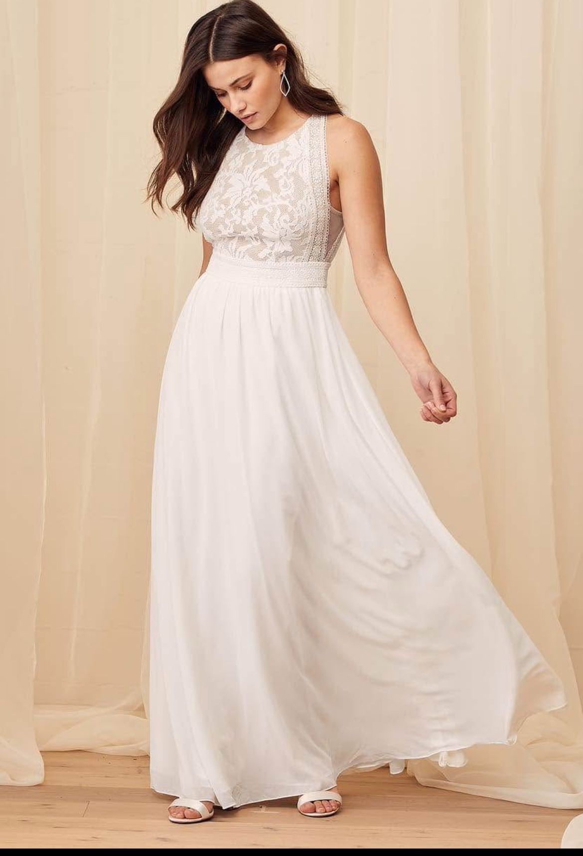 Wedding /Prom White Dress Size Small