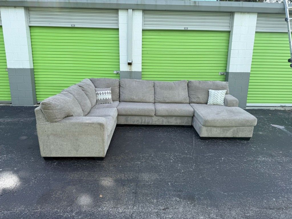 Large Grey Sectional Sofa