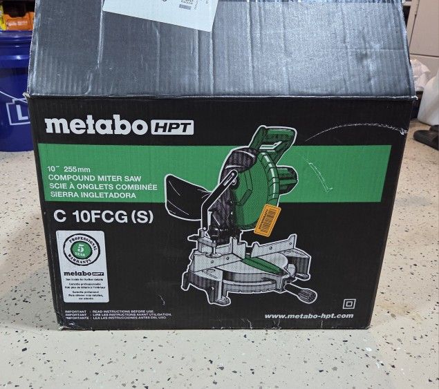 Metabo 10" Compound Miter Saw C10FCGS