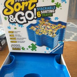 Ravensburger puzzle sort & go (6 stackable sorting trays)