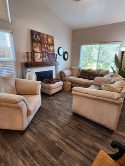 Sofa Set Cream Color $400