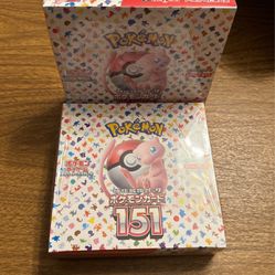 Japanese 151 Pokemon Booster Boxes