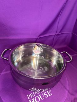 PRINCESS HOUSE® 18 Qt./17.01 TRI-PLY STAINLESS STEEL INDUCTION READY