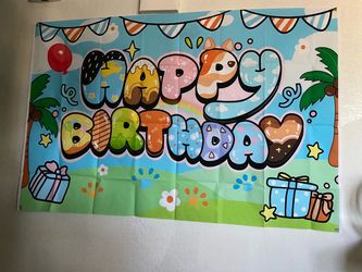 Banner happy birthday