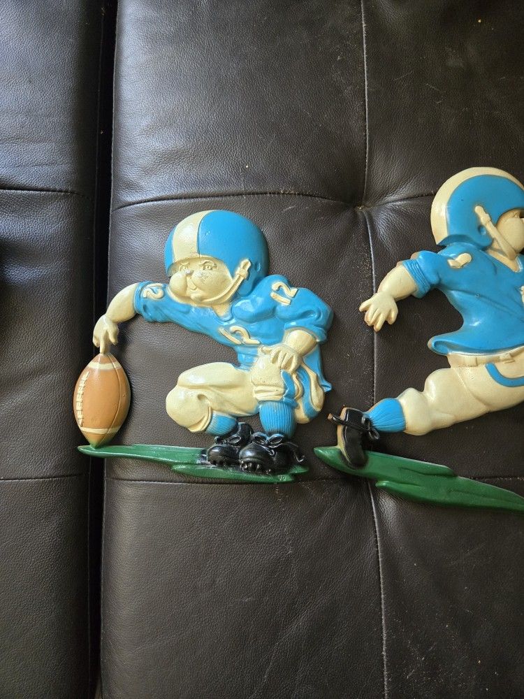 Vintage Football Figurines and Toys