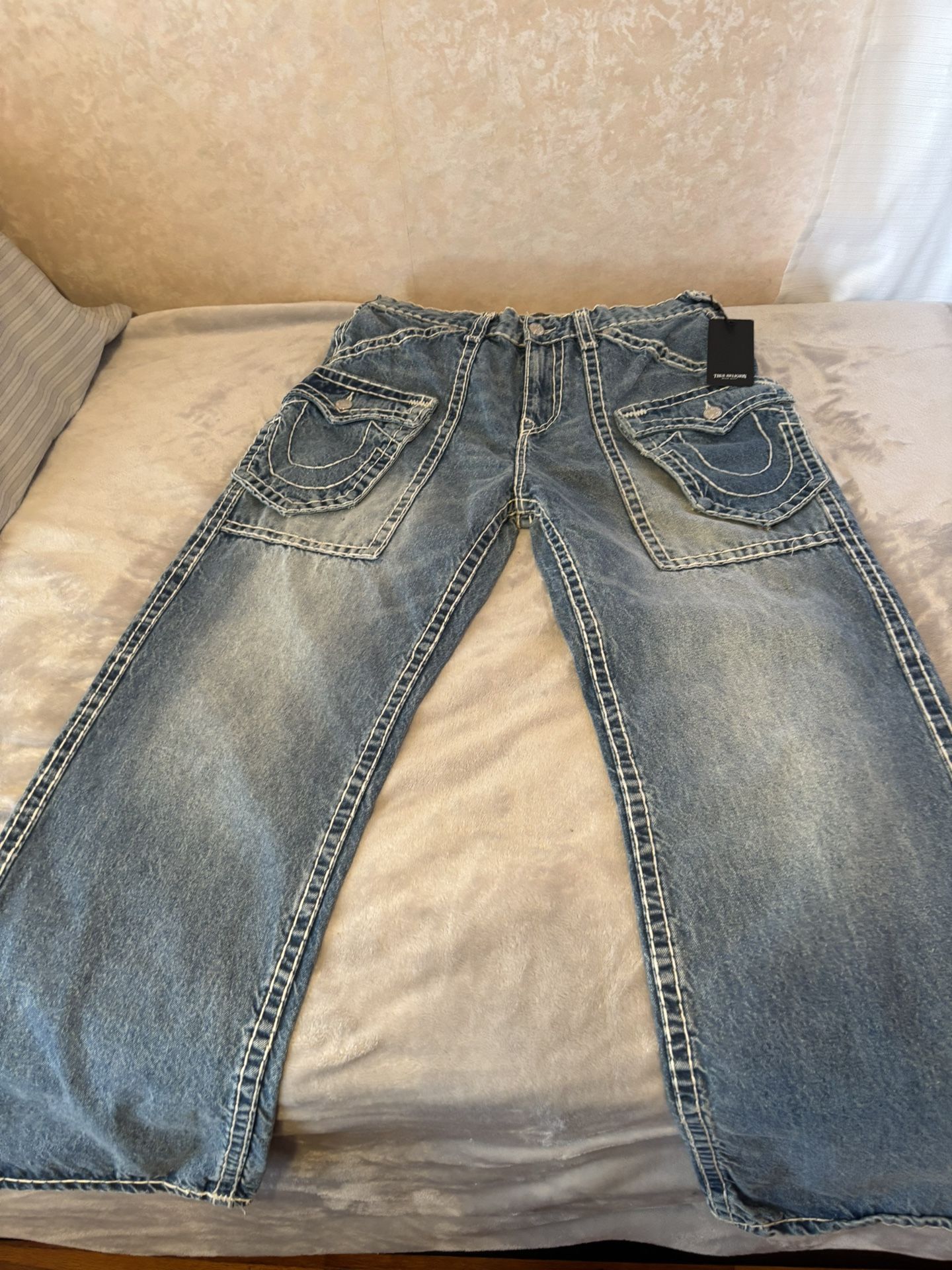 Ultra Baggy True Religon Vinny Men’s 34 Blue