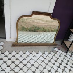 Antique Heavy Mirror