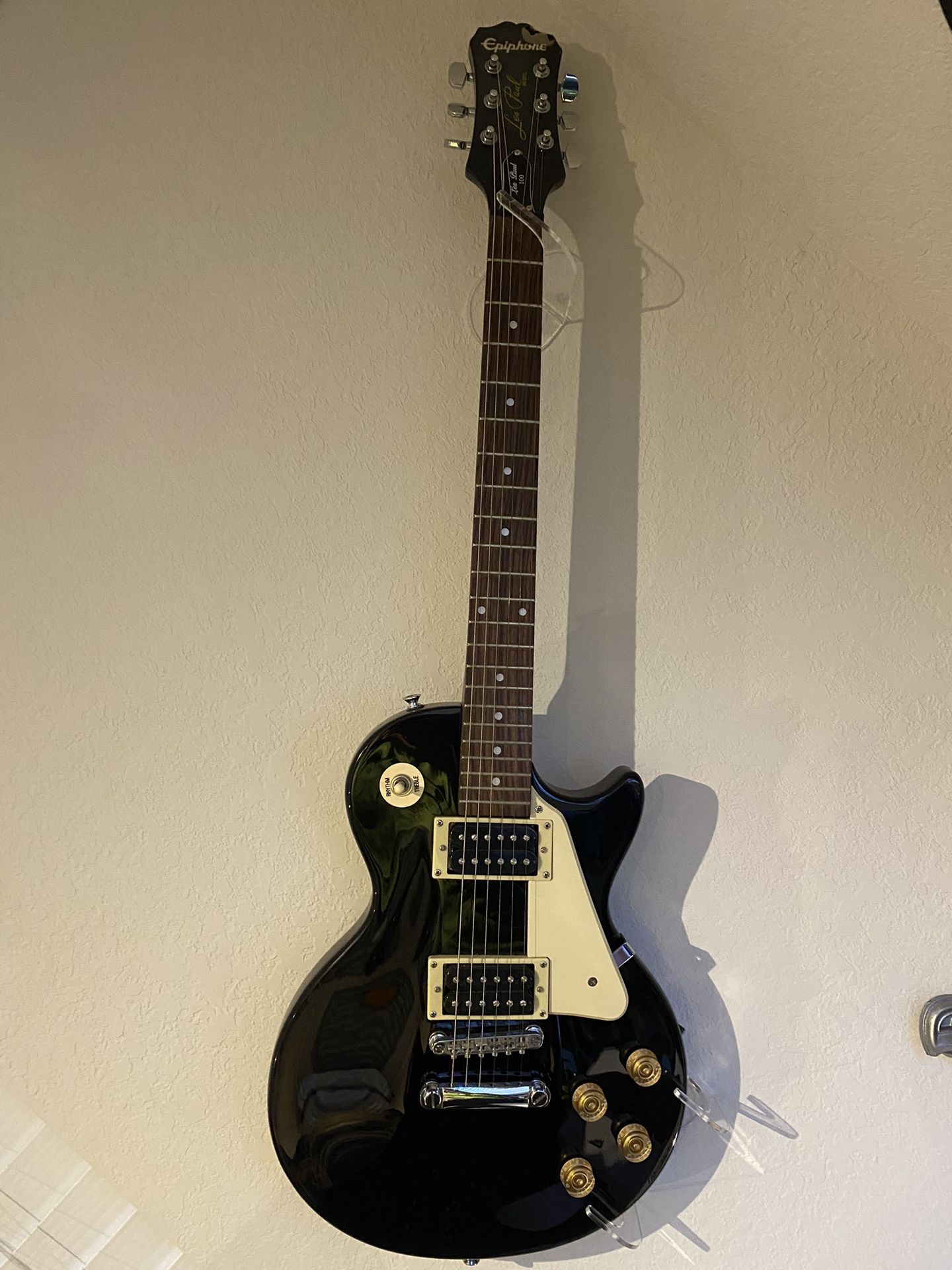 Epiphone Les Paul Classic Electric Guitar Ebony Gibson Rock