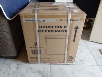 Small refrigerator.