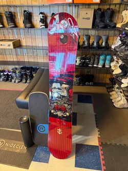 Ride fleetwood 158 snowboard, certified with warranty located at Sin city snowboards