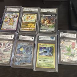 Pokemon card slabs