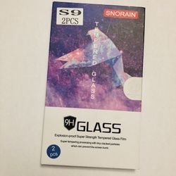 Samsung Galaxy S9 Anti-Scratch Shatterproof Tempered Glass Screen Protector - New x2